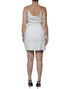 Elisabetta Franchi White Sleeveless Bodycon Sheath Mini Dress